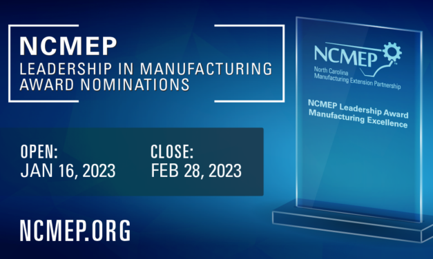 Nominations Being Accepted for the NCMEP Leadership in Manufacturing Awards
