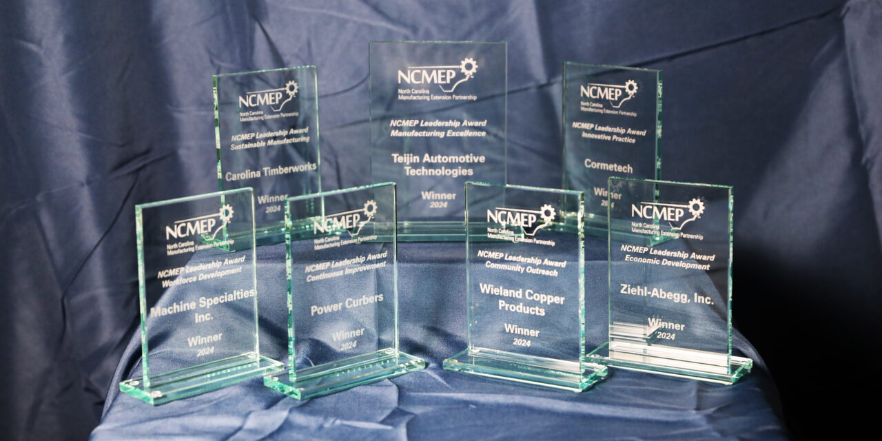 NCMEP Recognizes Manufacturing Leaders at the North Carolina Manufacturing Conference, MFGCON 24