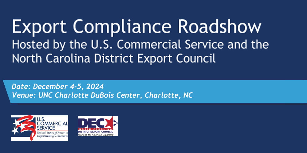 Export Compliance Roadshow: Navigate Global Markets With Confidence