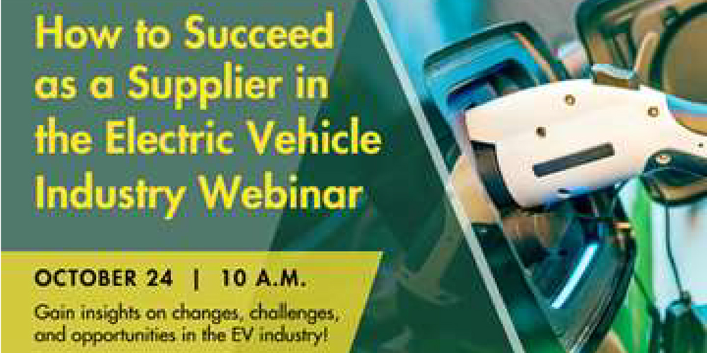 How to Succeed as a Supplier in the Electric Vehicle Industry Webinar