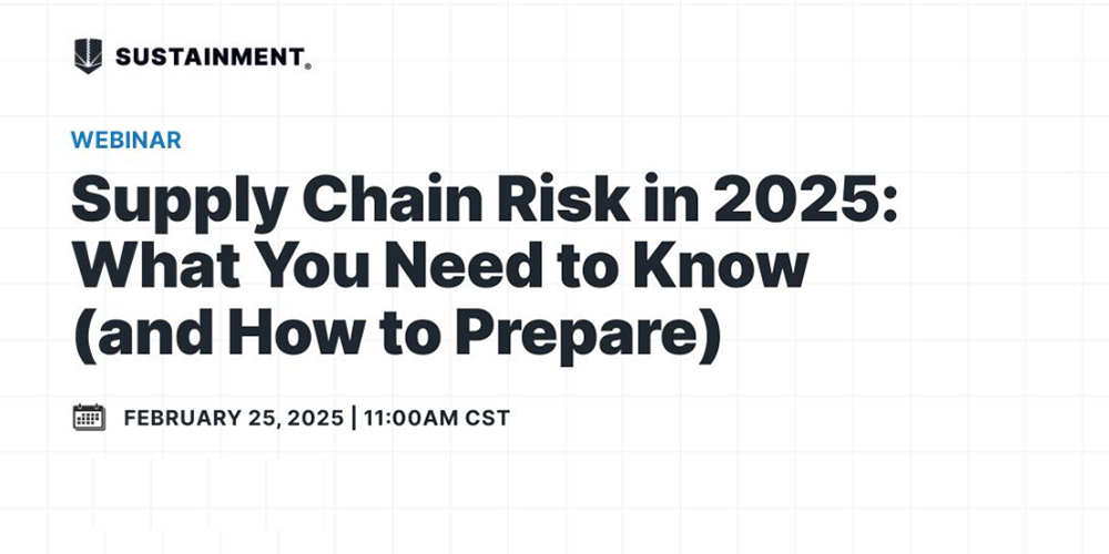 Supply Chain Risk in 2025