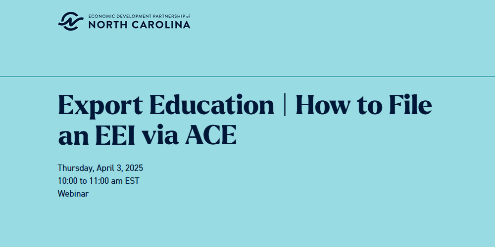Export Education | How to File an EEI via ACE