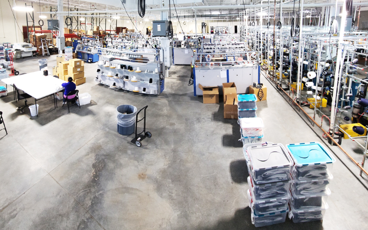 InnovaKnits Factory Floor