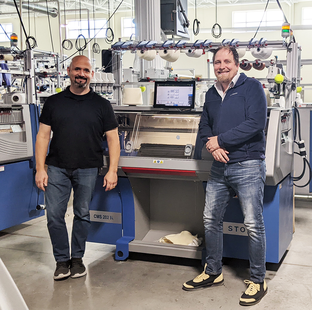 InnovaKnits Owners and Marigold Hats