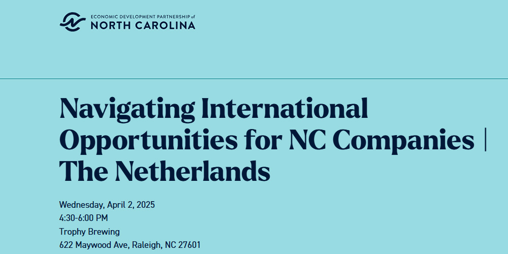 Navigating International Opportunities for NC Companies | The Netherlands