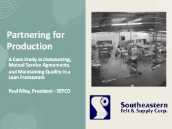 Partnering for Production