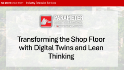 Transforming the Shop Floor with Digital Twins