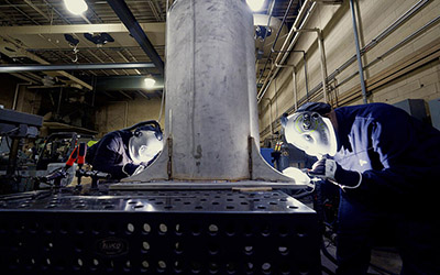 America 250 Encasement Welding Work